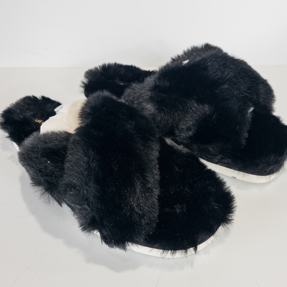 Dolce Vita Pillar Crossband Slippers Black - Picture 7 of 9